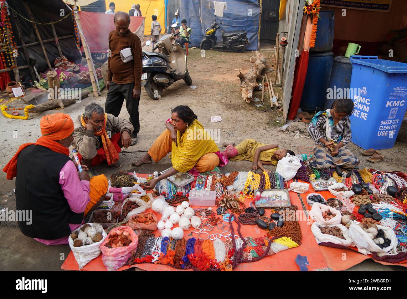 Sadhus and pilgrim have been started coming at the Gangasagar Mela