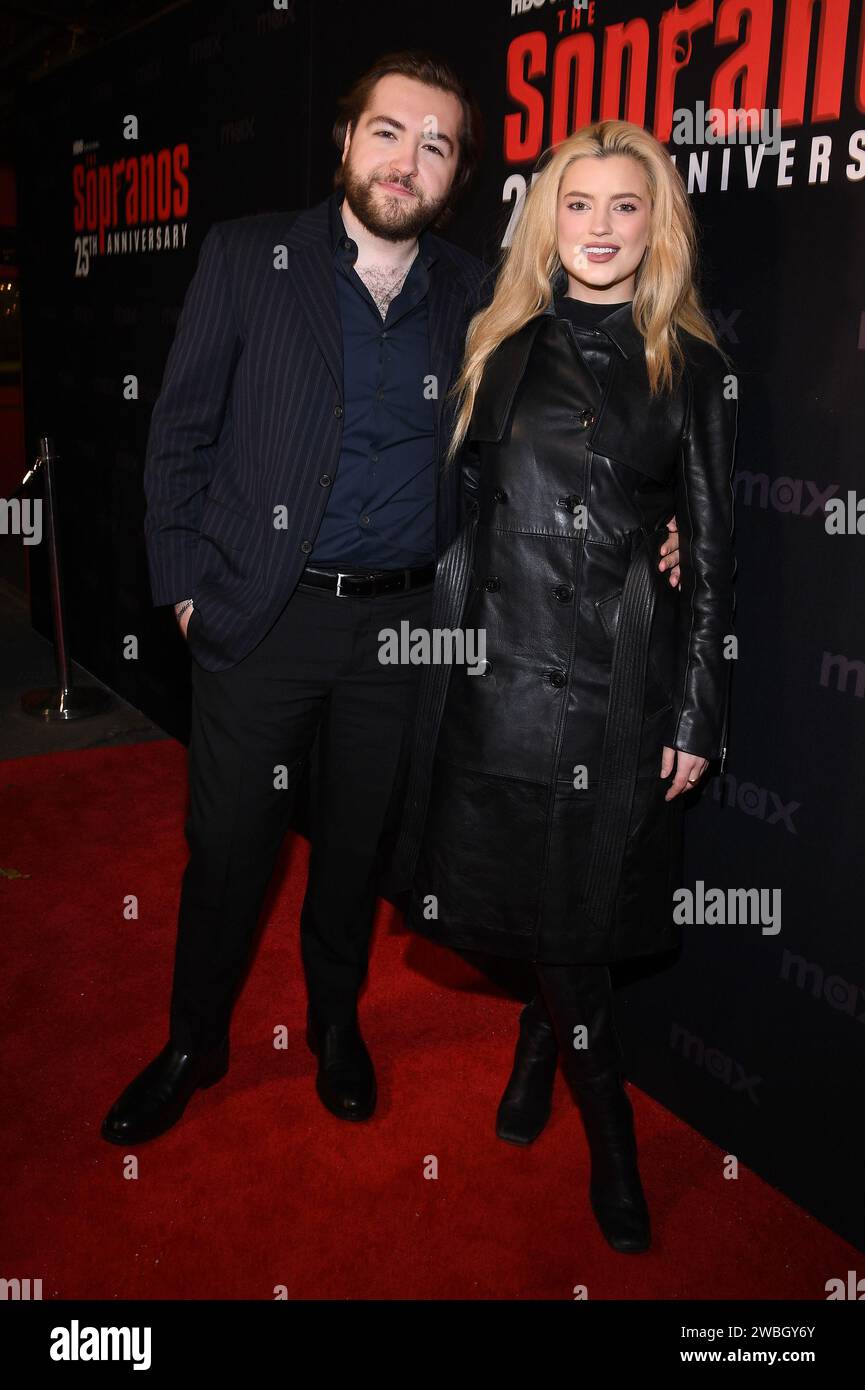 new-york-usa-10th-jan-2024-l-r-michael-gandolfini-and-mia-healey