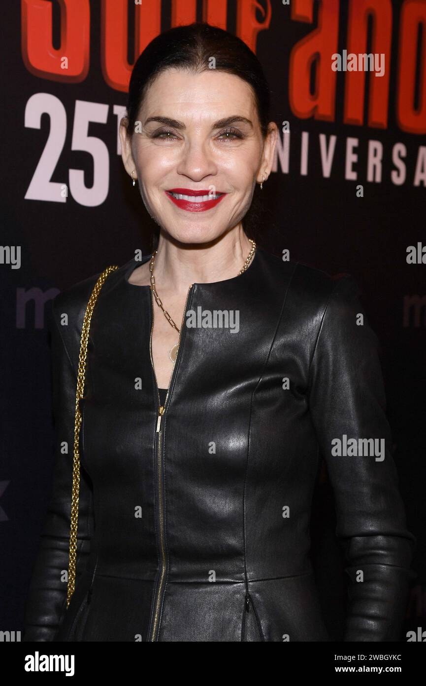 New York, USA. 10th Jan, 2024. Julianna Margulies attends HBO's 'The