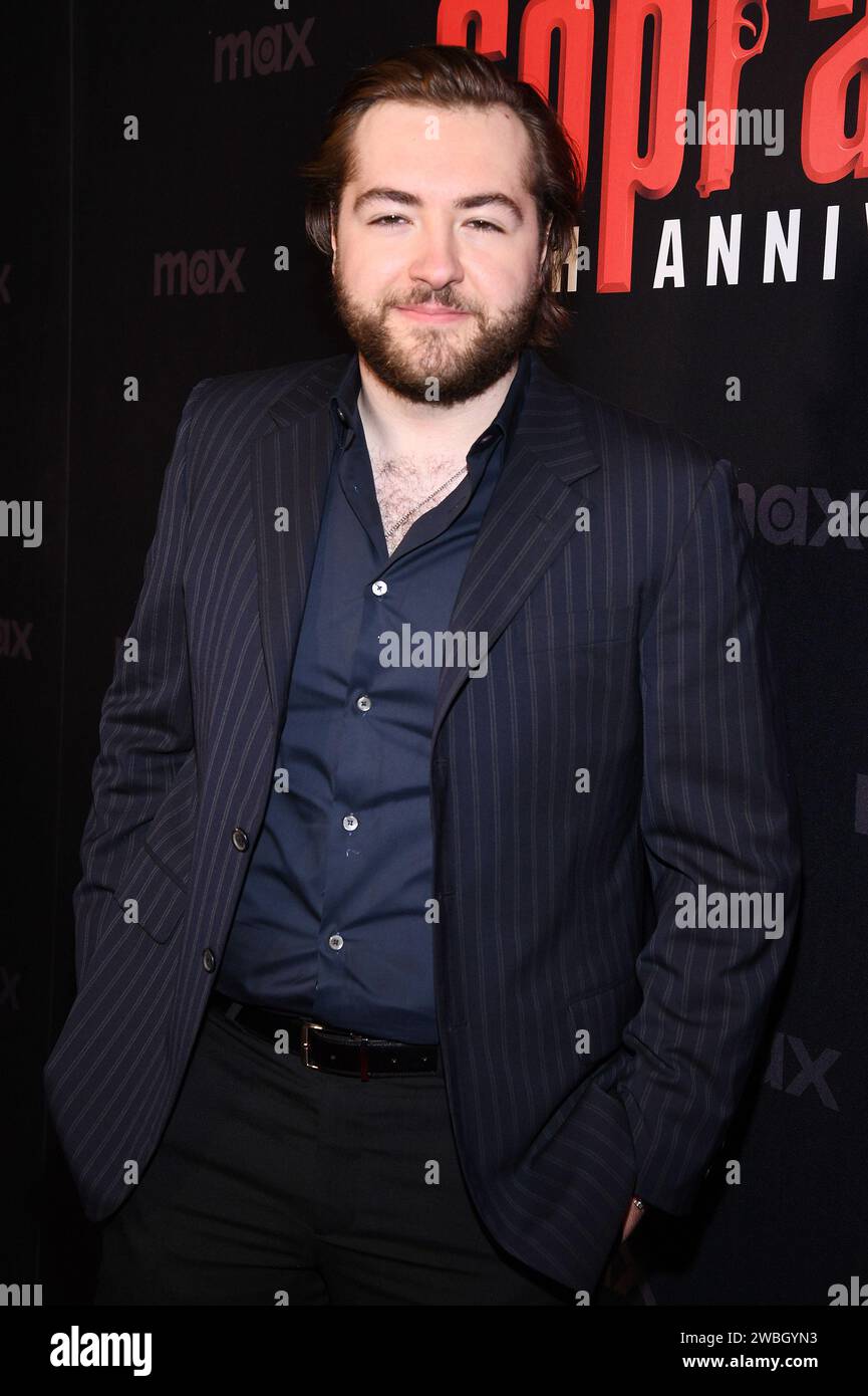 New York, USA. 10th Jan, 2024. Michael Gandolfini attends HBO's 'The ...