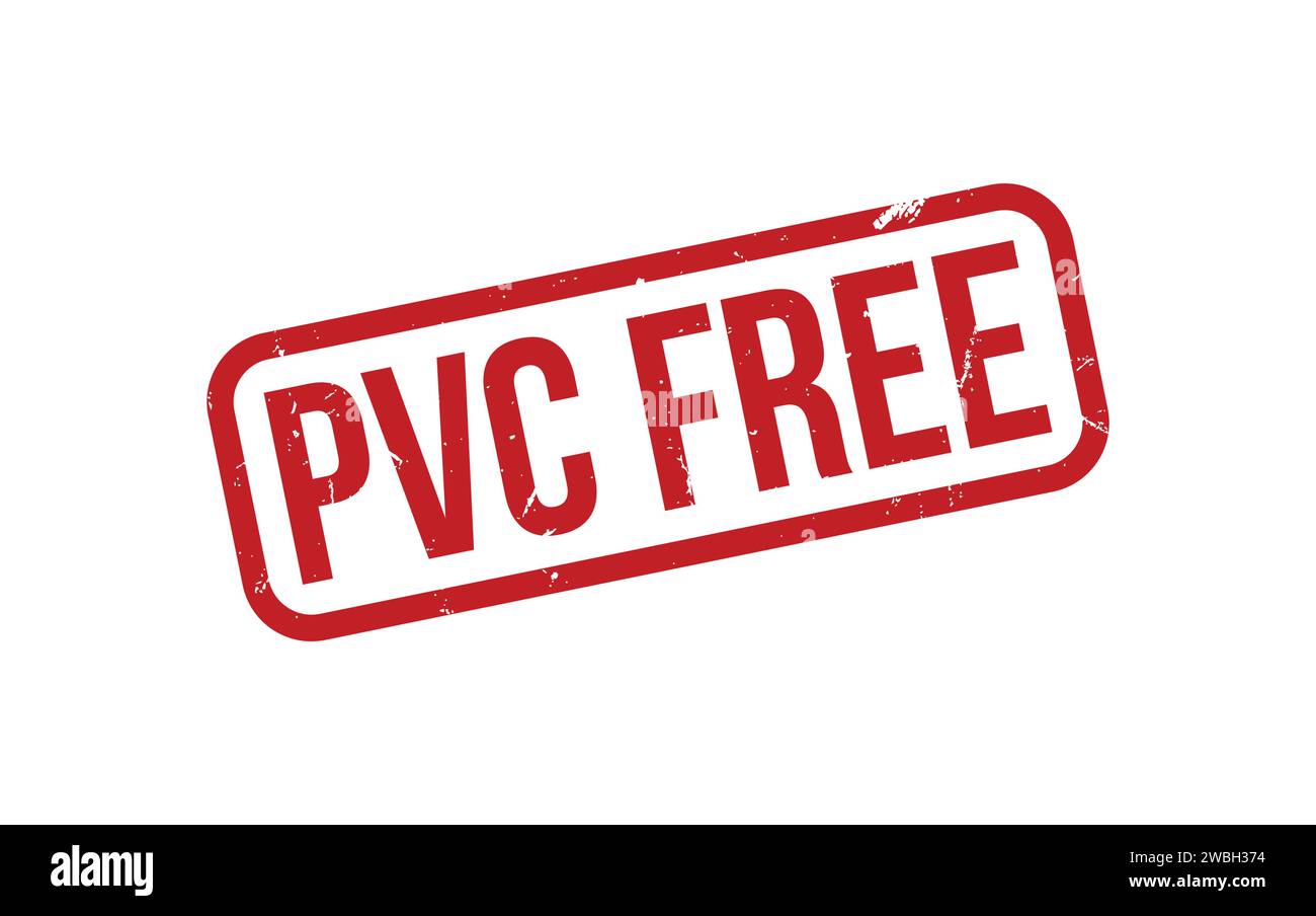 Pvc Free Stamp. Pvc Free Rubber grunge Stamp Seal Stock Vector Image