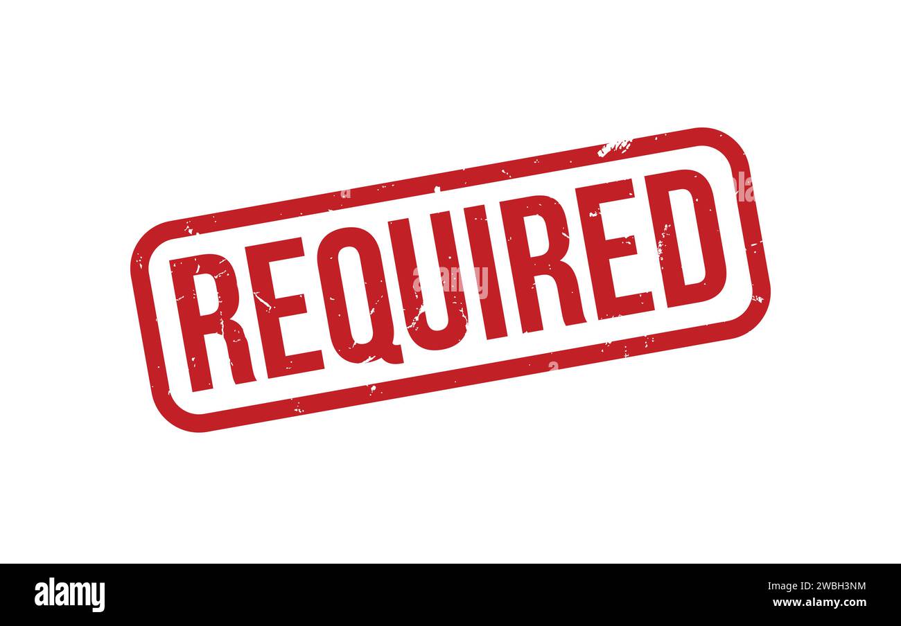 Press Required Required stamp sign seal hi-res stock photography and images - Alamy