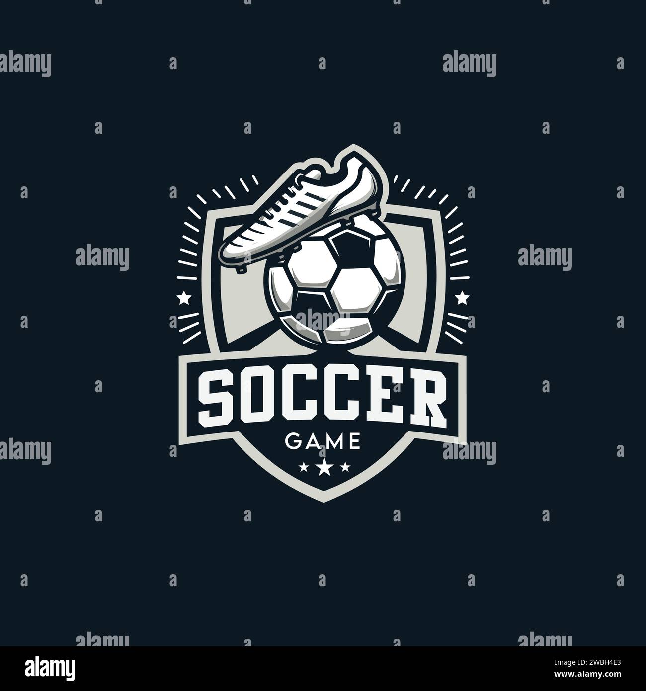 soccer logo template Stock Vector Image Art Alamy soccer logo template Stock Vector Image Art Alamy