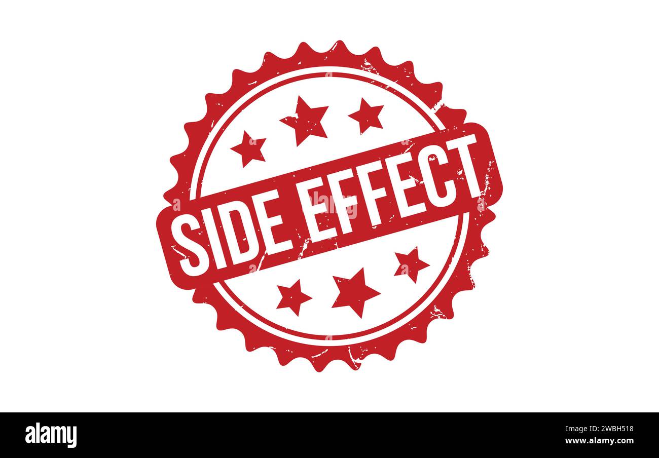 Side Effect Stamp. Red Side Effect Rubber grunge Stamp Stock Vector