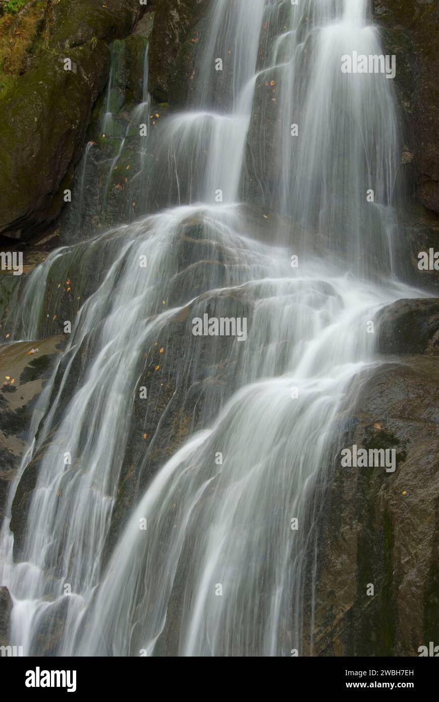 Moss Glen Falls, Green Mountain National Forest, Vermont Stock Photo ...