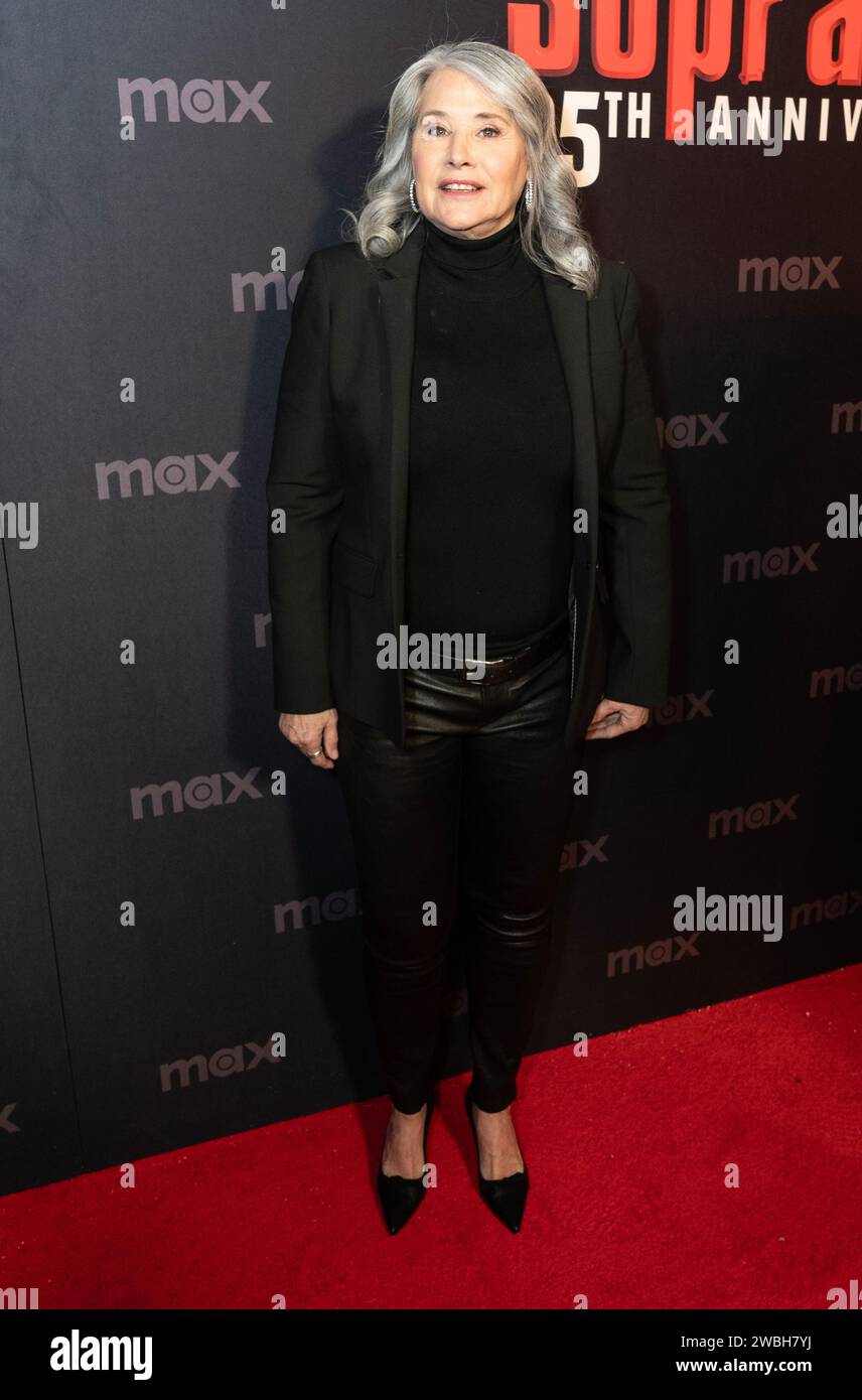 Lorraine Bracco attends HBO's "The Sopranos" 25th anniversary