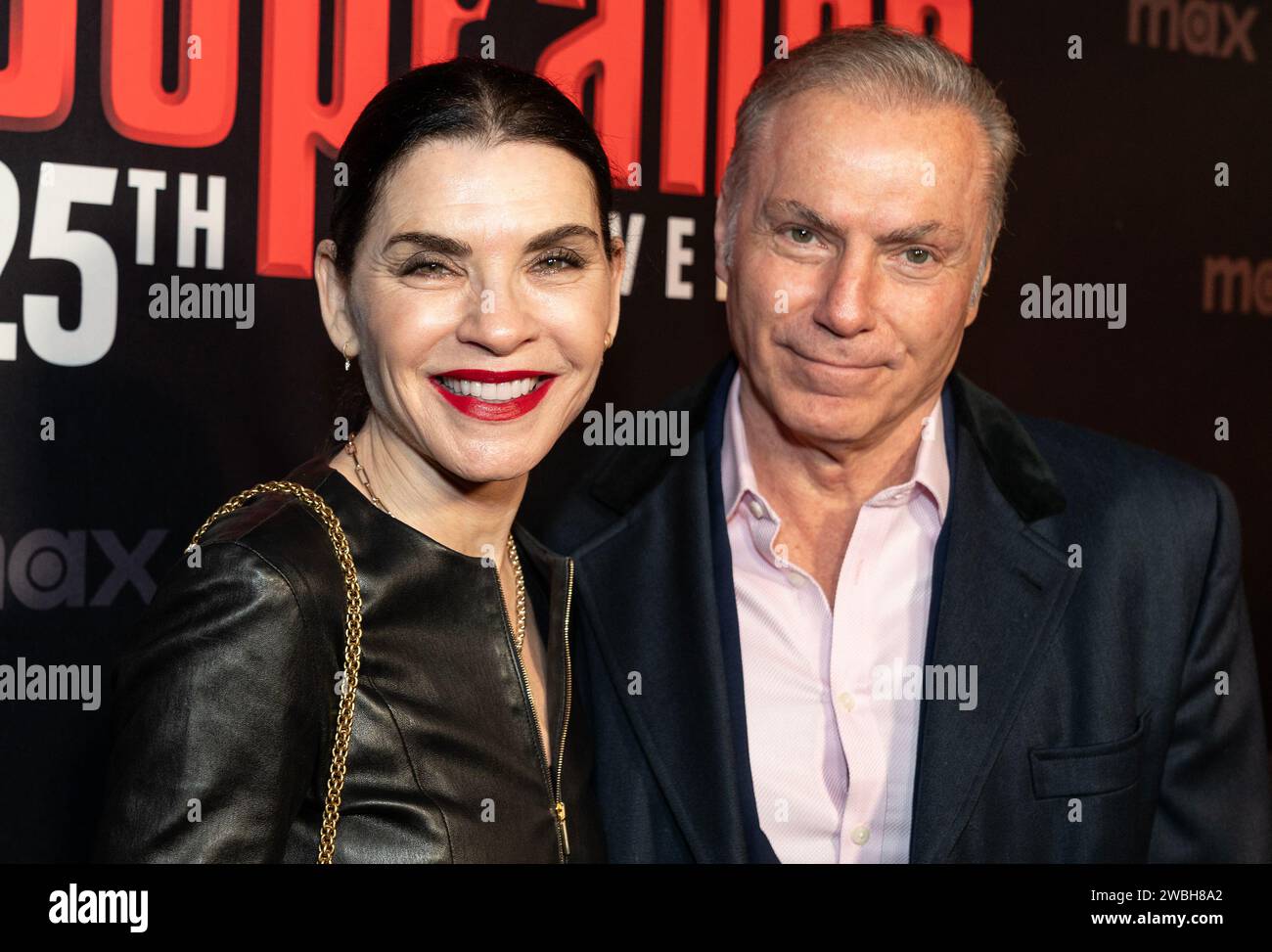 New York, USA. 10th Jan, 2024. Julianna Margulies and Al Sapienza