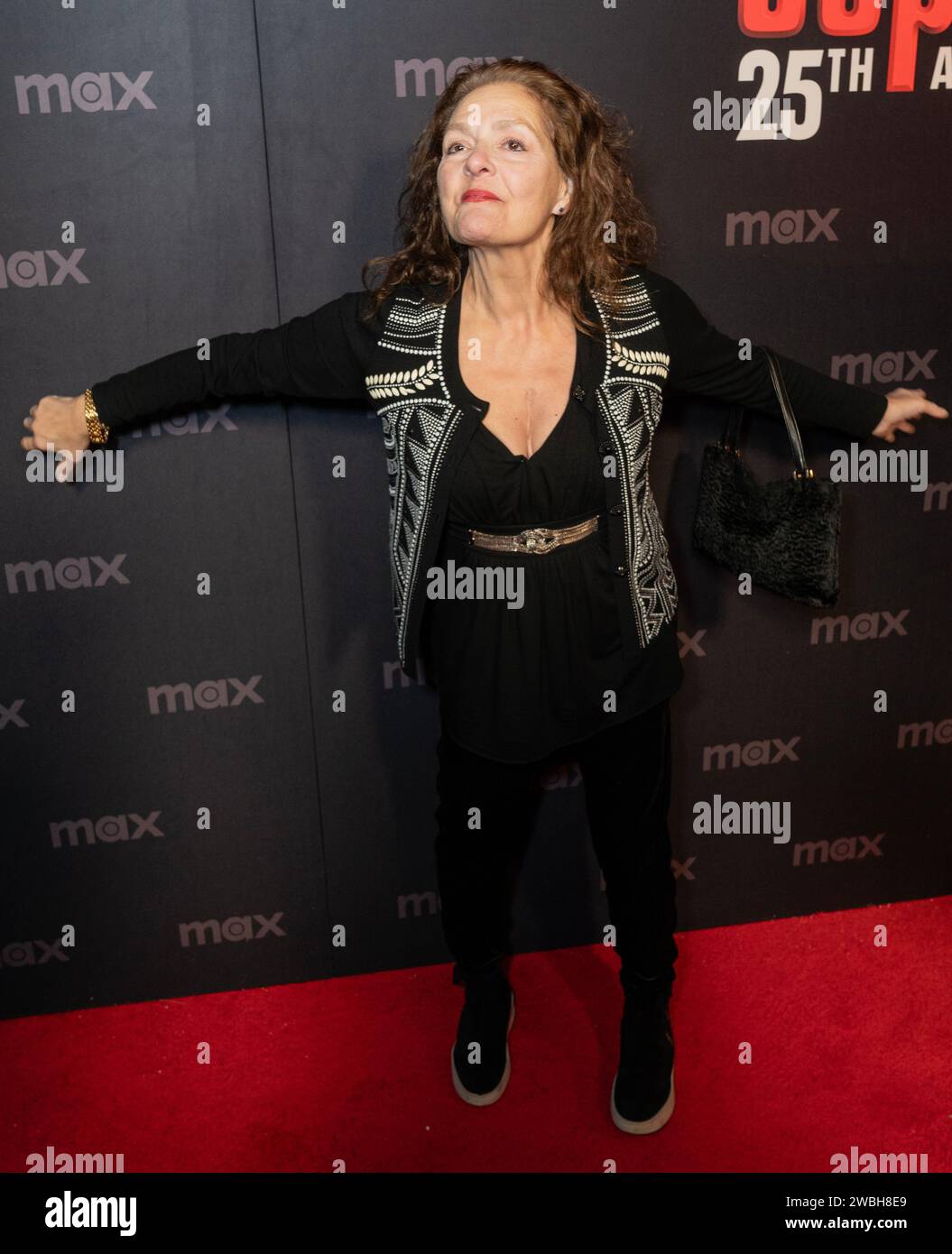 New York, USA. 10th Jan, 2024. Aida Turturro attends HBO's