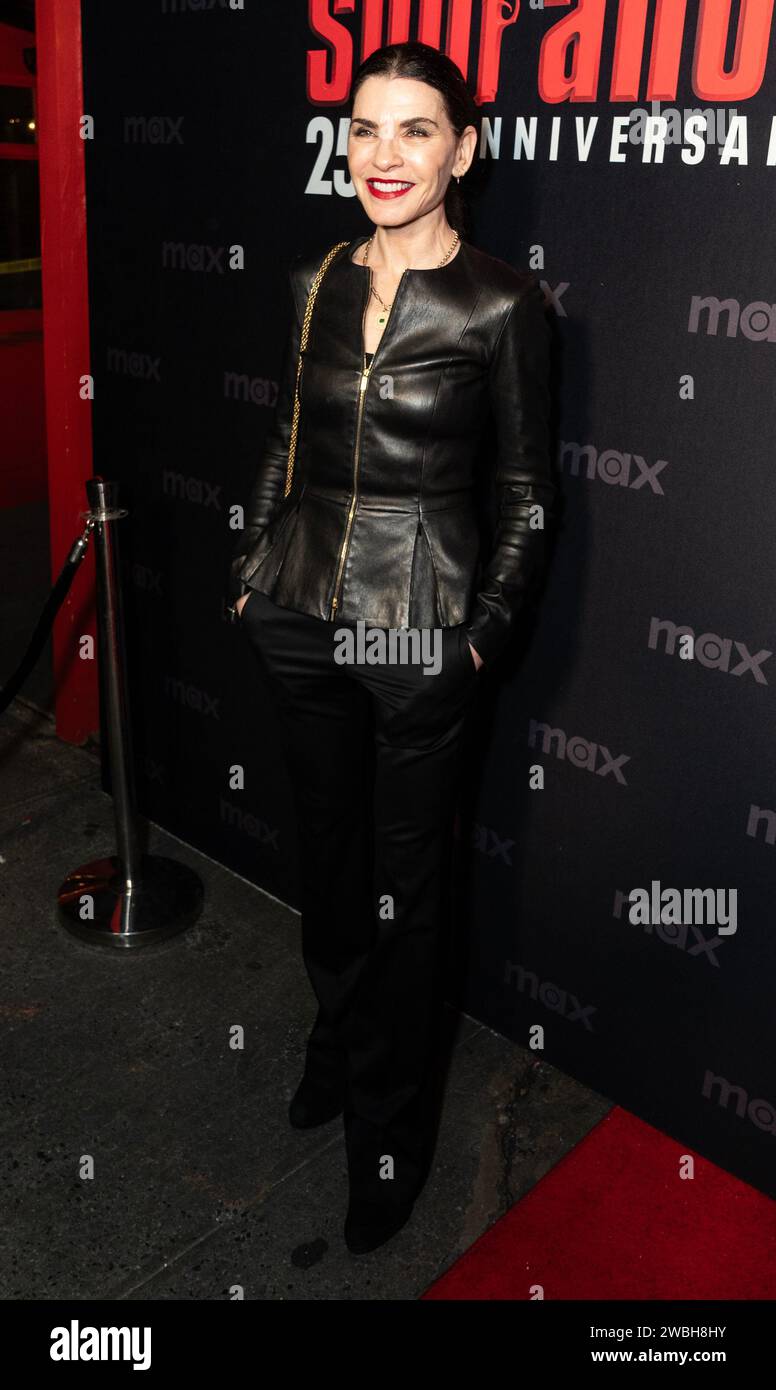 New York, USA. 10th Jan, 2024. Julianna Margulies attends HBO's "The