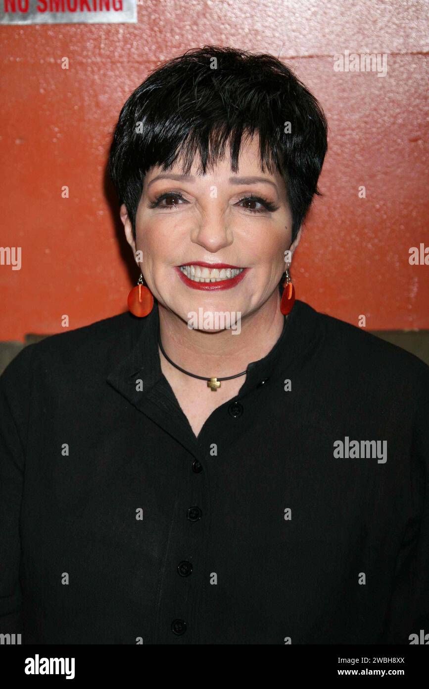 Liza Minnelli judging dogs at the Rubyfruit Pet Pride Pageant benefiting the Mayor's Alliance