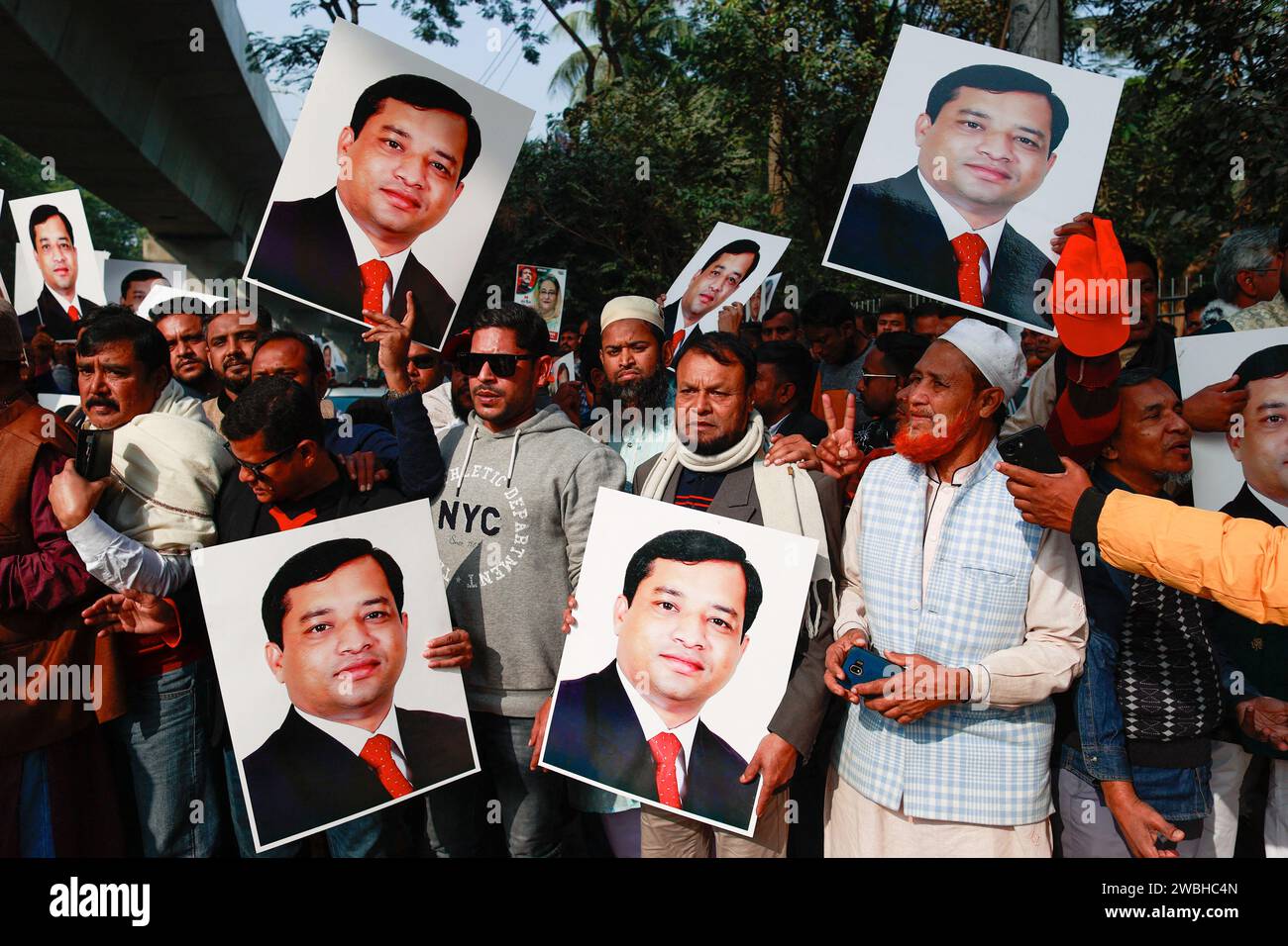 Dhaka, Bangladesh. 10th Jan, 2024. Bangladesh Awami League Leaders And ...