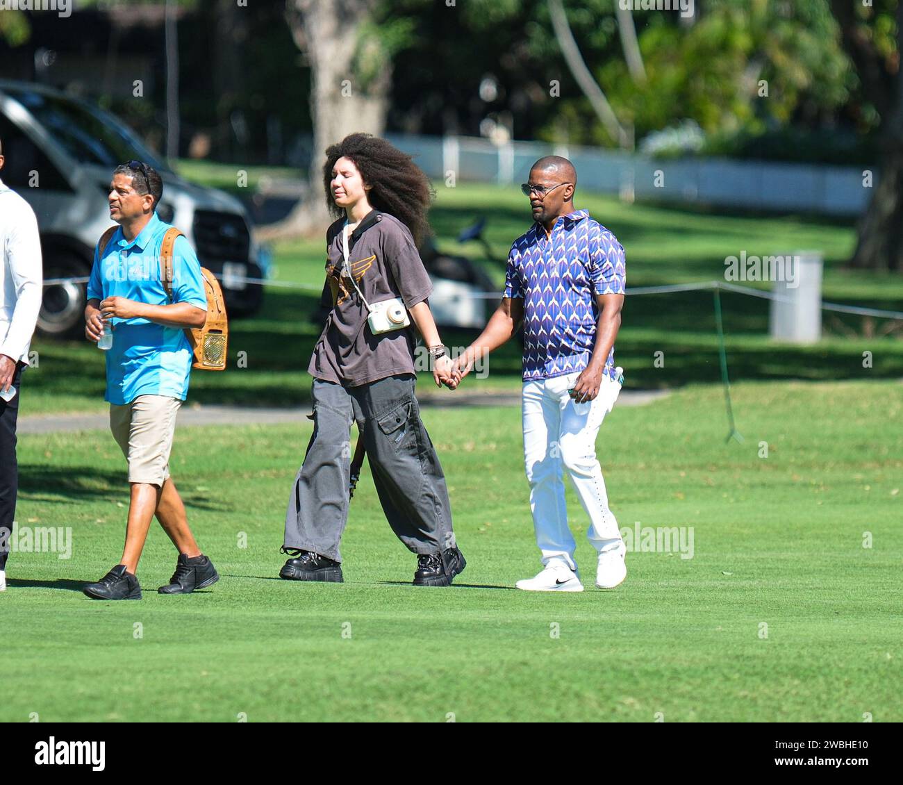 Honolulu, Hawaii, USA. 10th Jan, 2024. Academy Award winner Jamie Foxx 