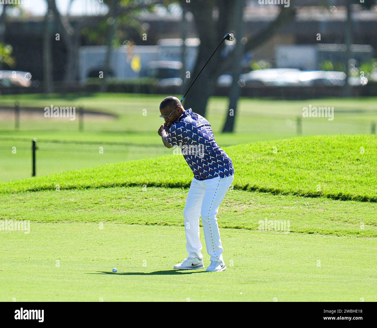 Honolulu, Hawaii, USA. 10th Jan, 2024. Academy Award winner Jamie Foxx