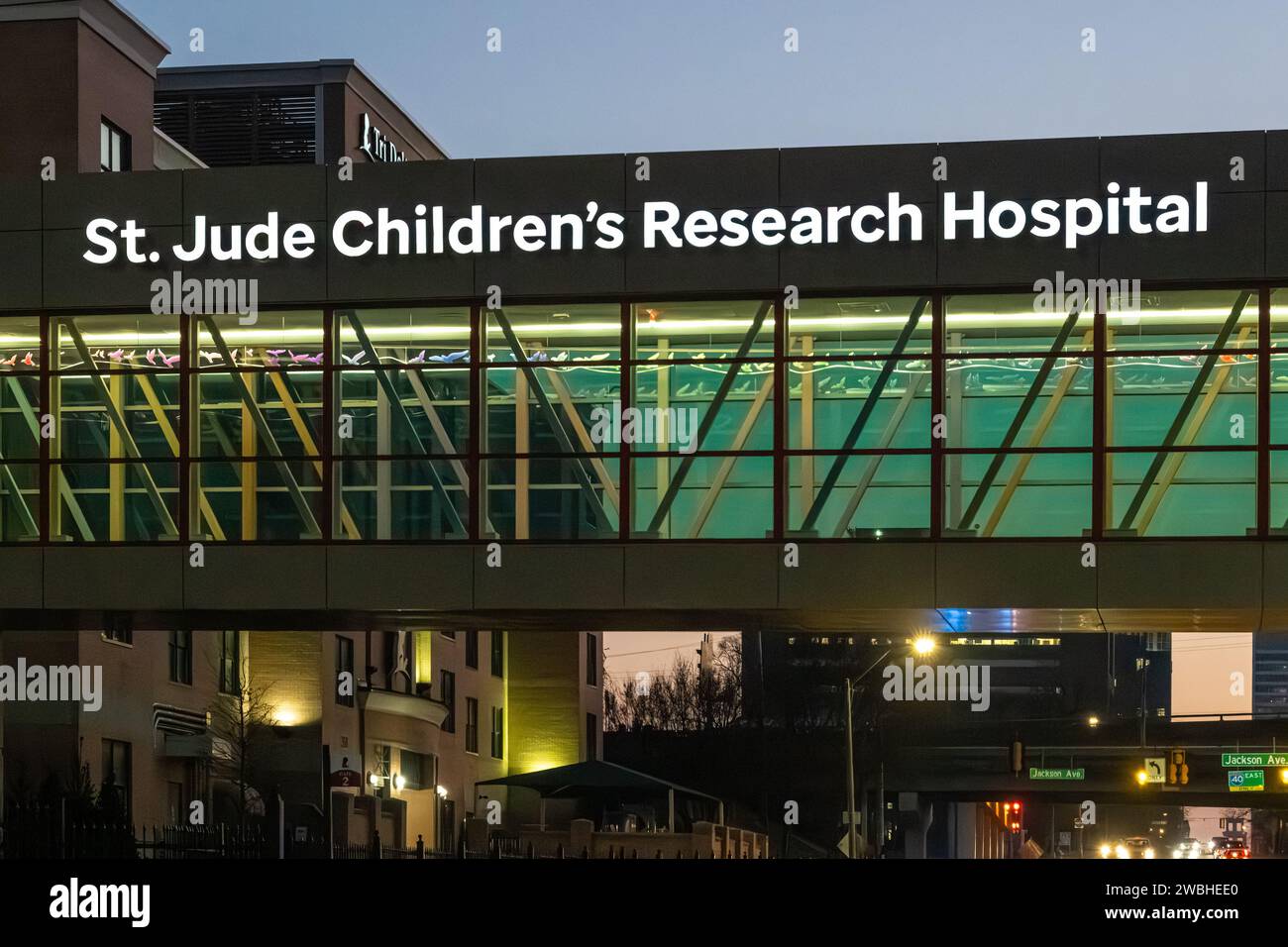 St. Jude Children's Research Hospital in downtown Memphis, Tennessee. (USA) Stock Photo