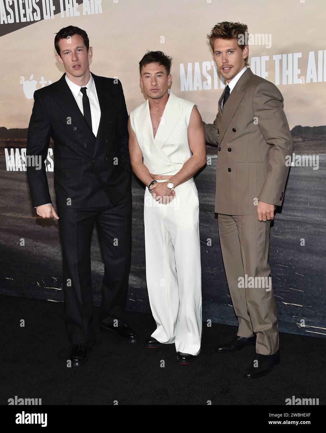 Westwood, USA. 10th Jan, 2024. Callum Turner, Barry Keoghan and Austin(08)
