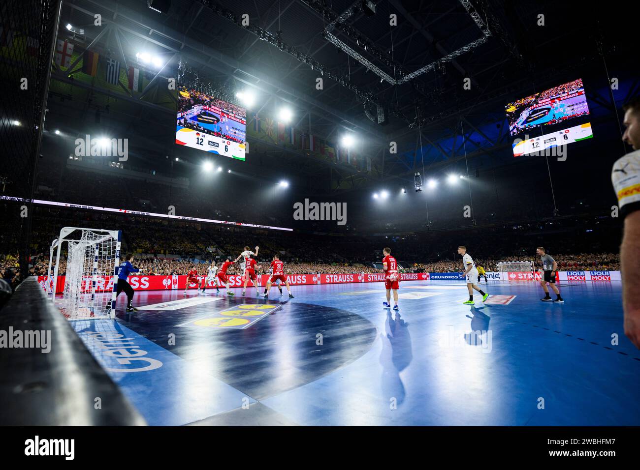 Duesseldorf, Germany. 10th Jan, 2024. Handball European Championship