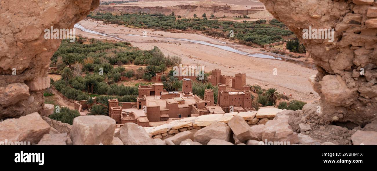 Famous Ait Ben Haddou village, Morocco Stock Photo
