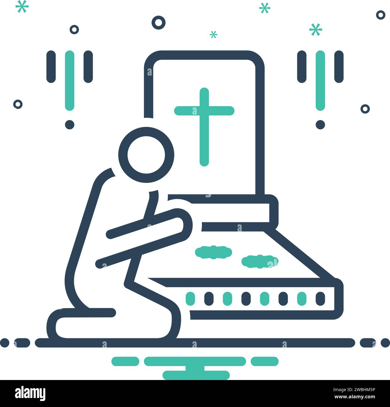 Necropolis graveyard Stock Vector Images - Alamy