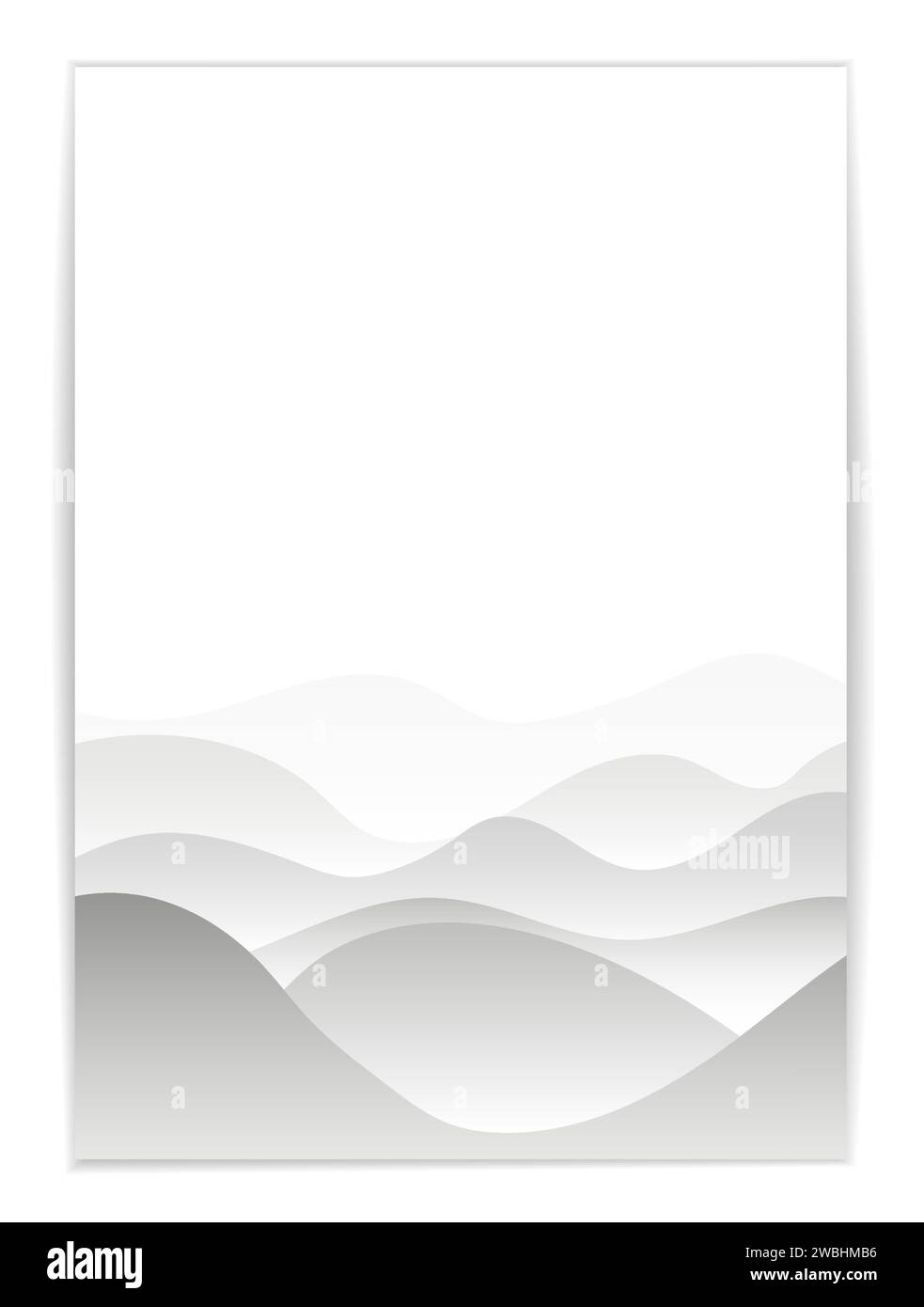 Creative, modern, unique, clean, and professional corporate company business letterhead and invoice template design with color and concept variation Stock Vector