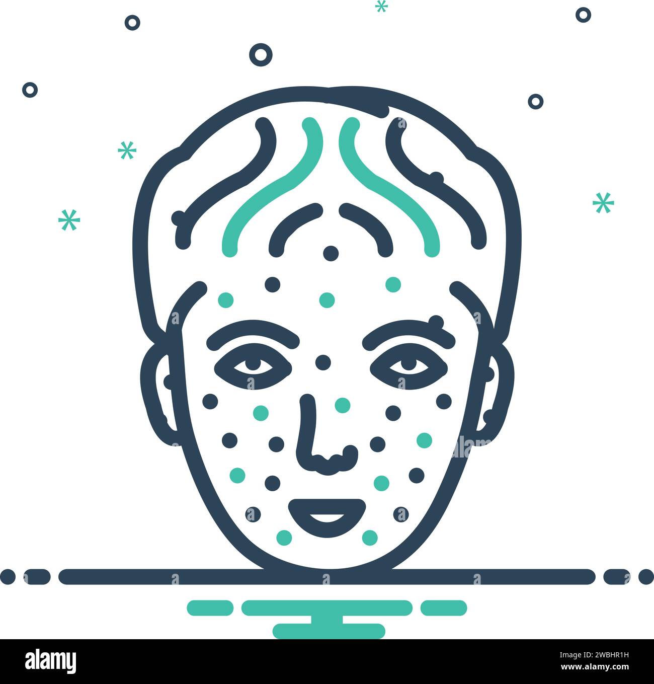 Chickenpox illustration Cut Out Stock Images & Pictures - Alamy