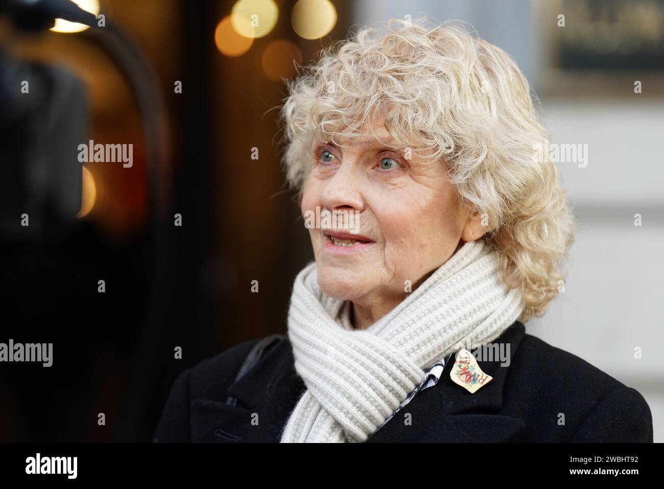 Former subpostmaster Jo Hamilton arrives at Aldwych House, central