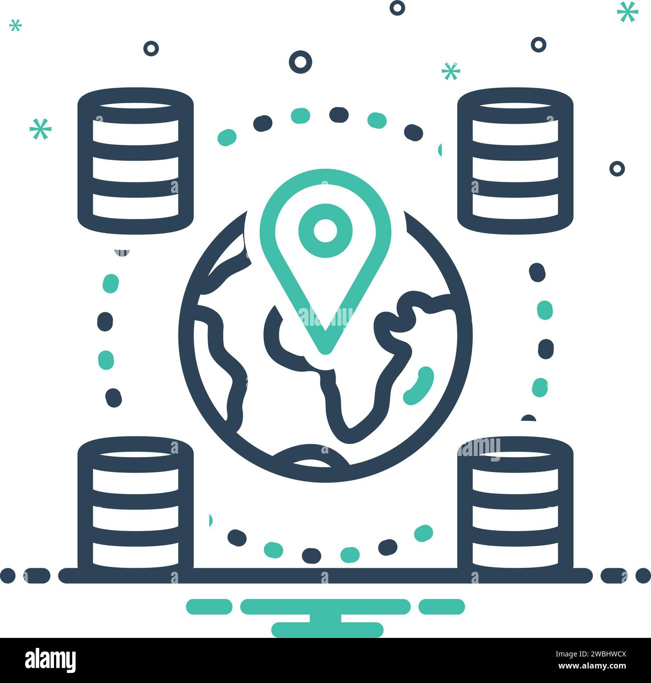 Geospatial vector vectors hi-res stock photography and images - Alamy