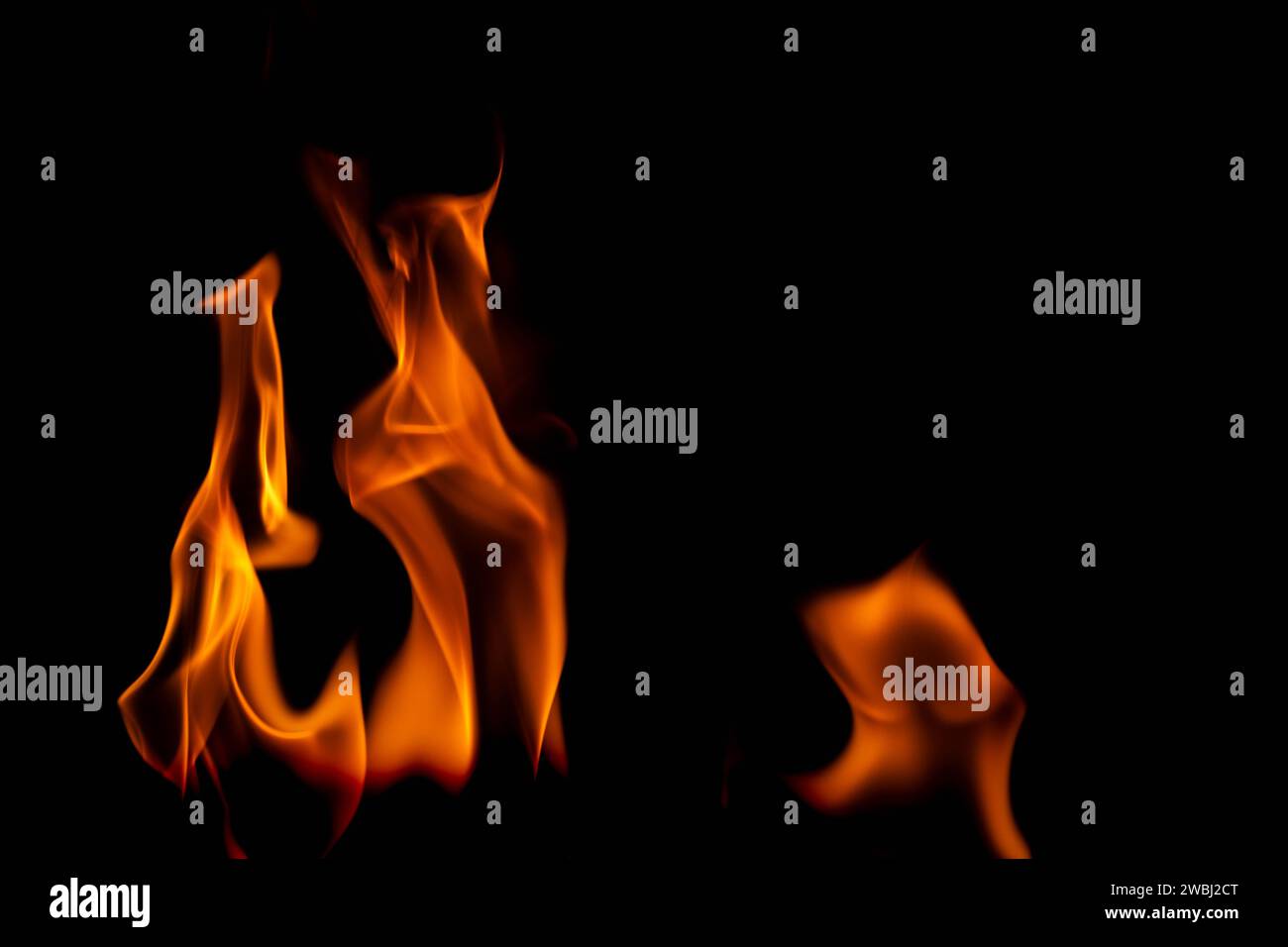 Realistic fire flames rising on hi-res stock photography and images - Alamy