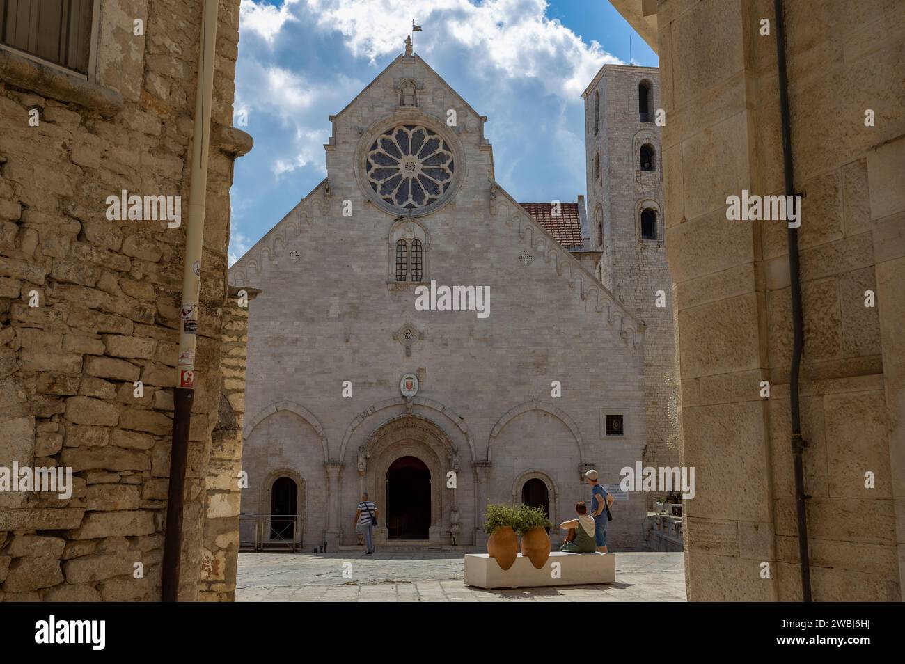 RUVO DI PUGLIA, JULY 10, 2022 - The co-cathedral of Ruvo di Puglia, dedicated to Santa Maria Assunta, in Ruvo di Puglia, Puglia, Italy Stock Photo