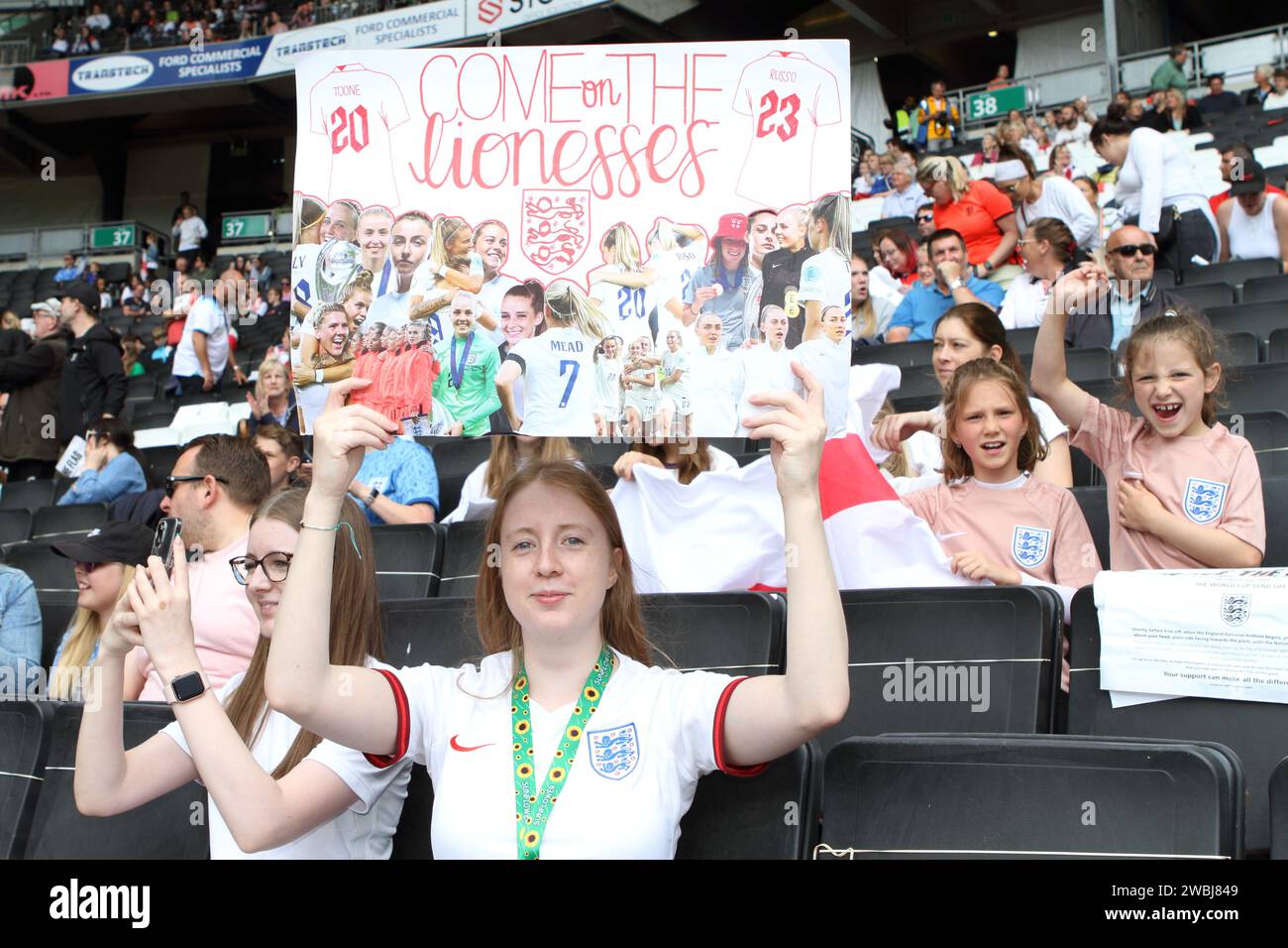 England Lionesses women's football team v Portugal, at Stadium MK