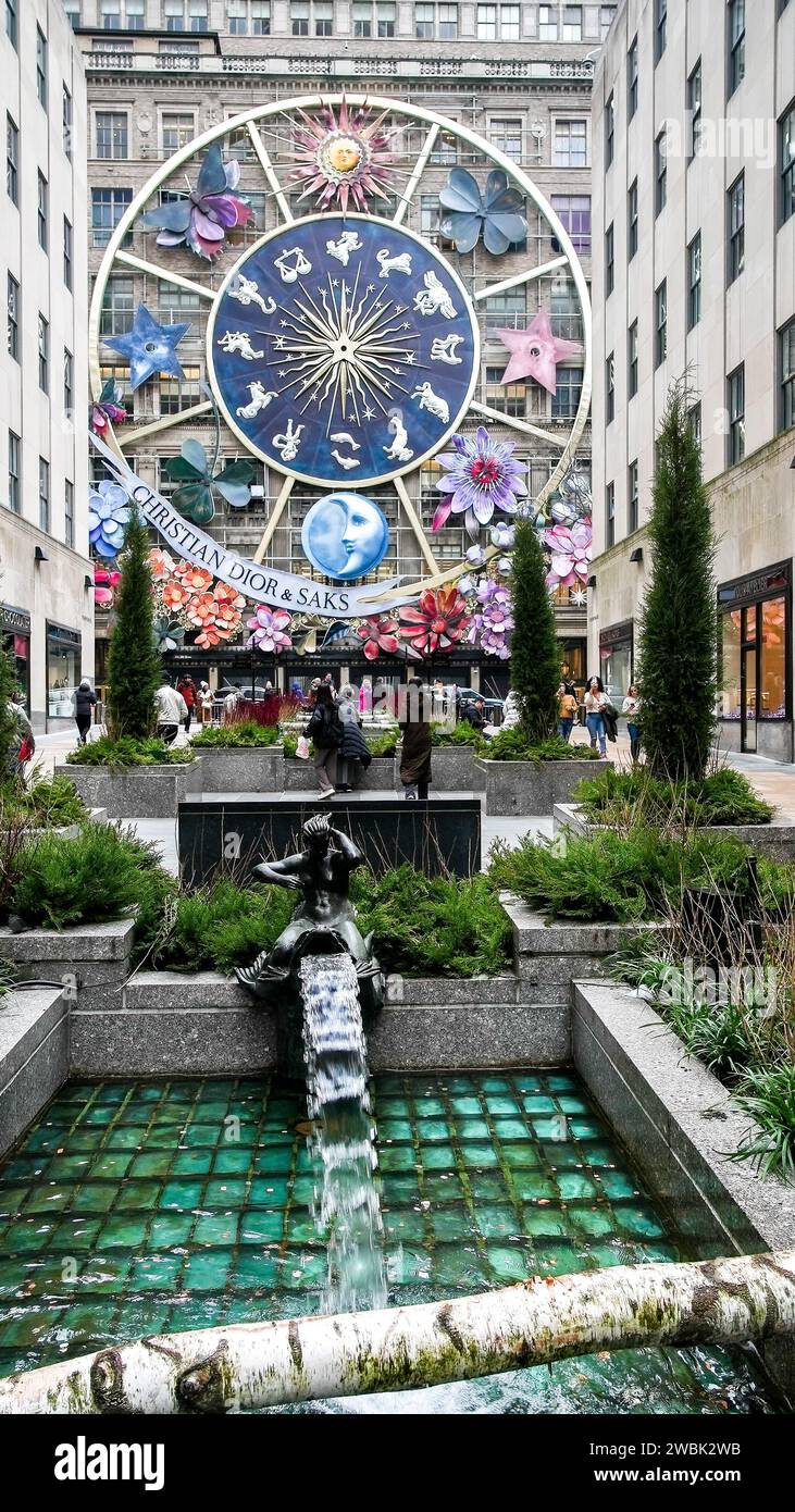 NEW YORK CITY, NEW YORK, USA JANUARY 10, 2025 Beautiful Christmas