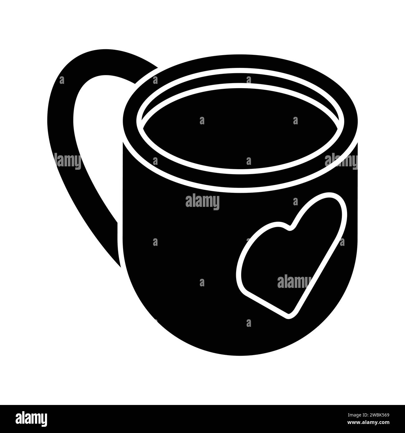 Visually appealing isometric icon of teacup, love tea vector design ...