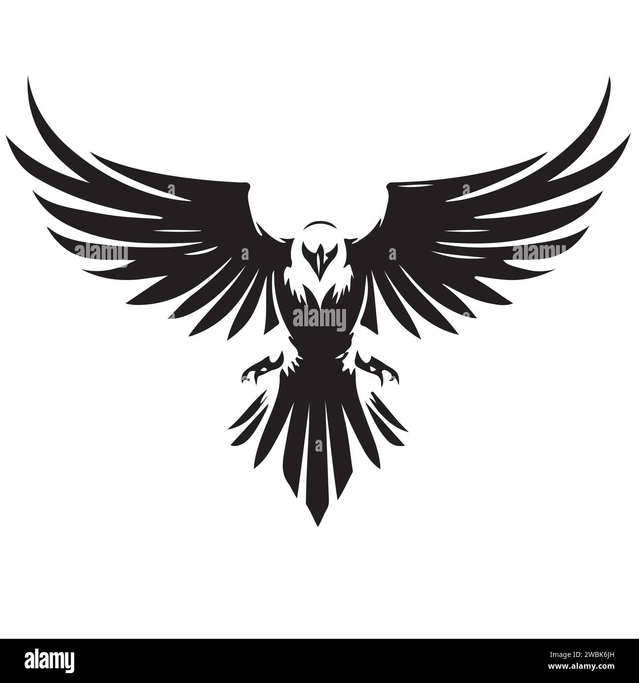 Angry bird logo Black and White Stock Photos & Images - Alamy