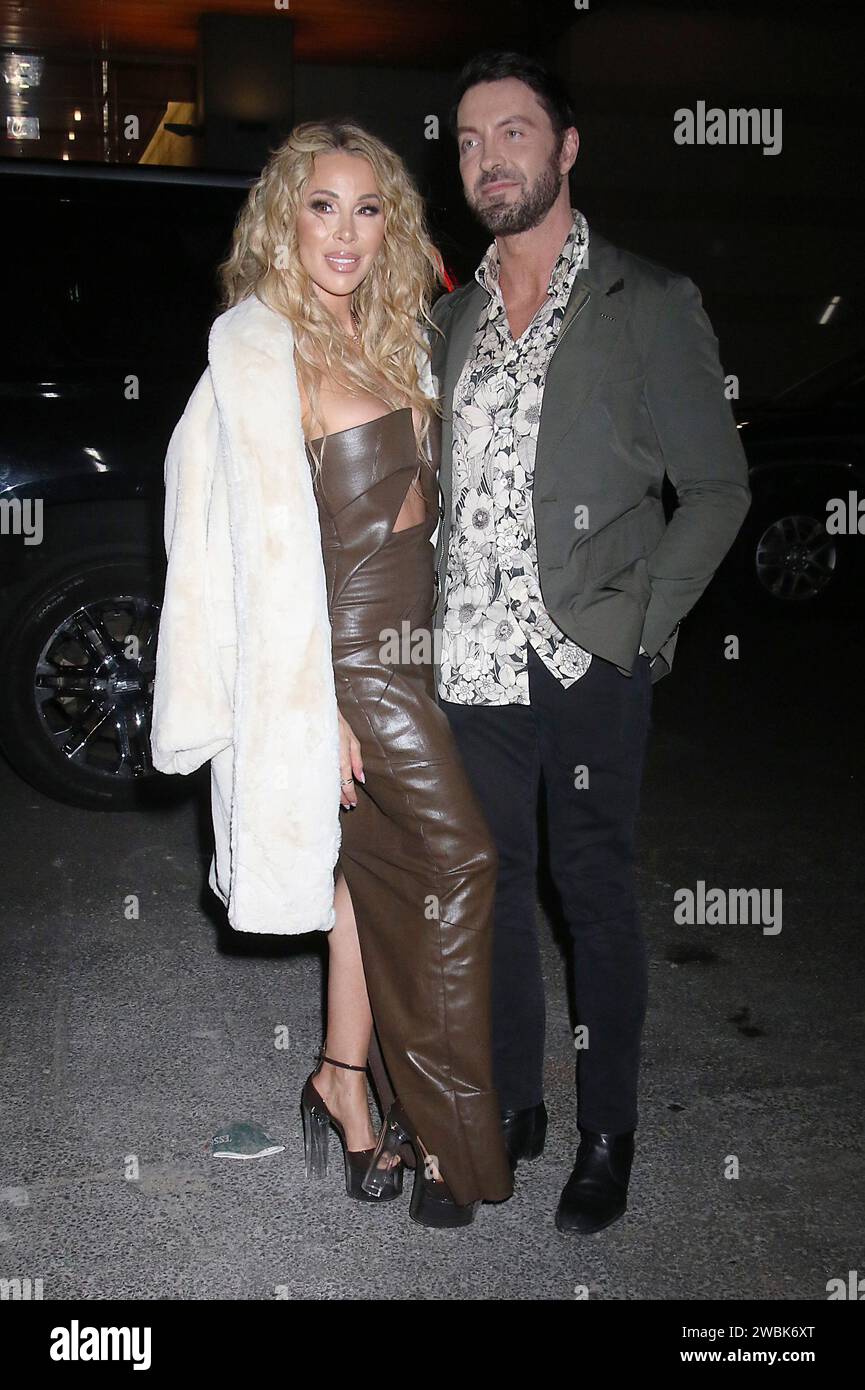 New York, NY, USA. 10th Jan, 2024. Lisa Hochstein seen arriving to