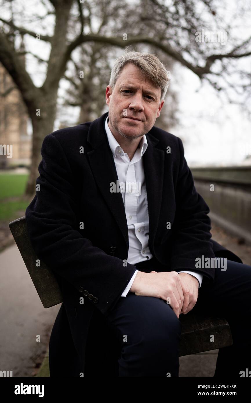 Former MP for Kingswood Chris Skidmore in Victoria Palace Gardens ...