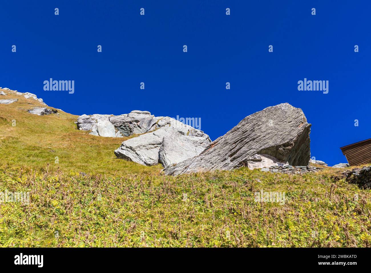 Rock with substructure, KaiserFranzJosefHaus with panorama restaurant, KaiserPanoramaweg