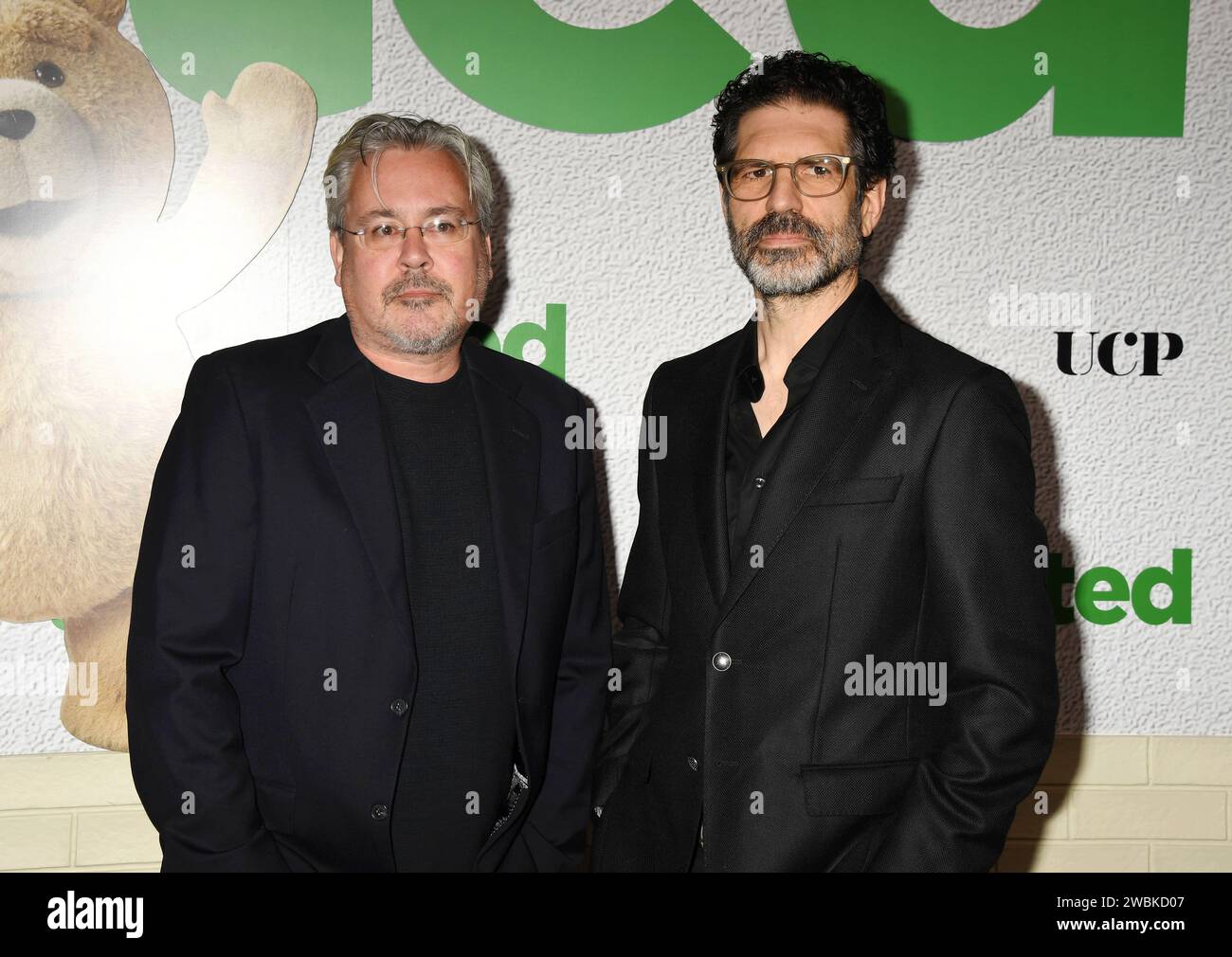 LOS ANGELES, CALIFORNIA JANUARY 10 (LR) Paul Corrigan and Brad