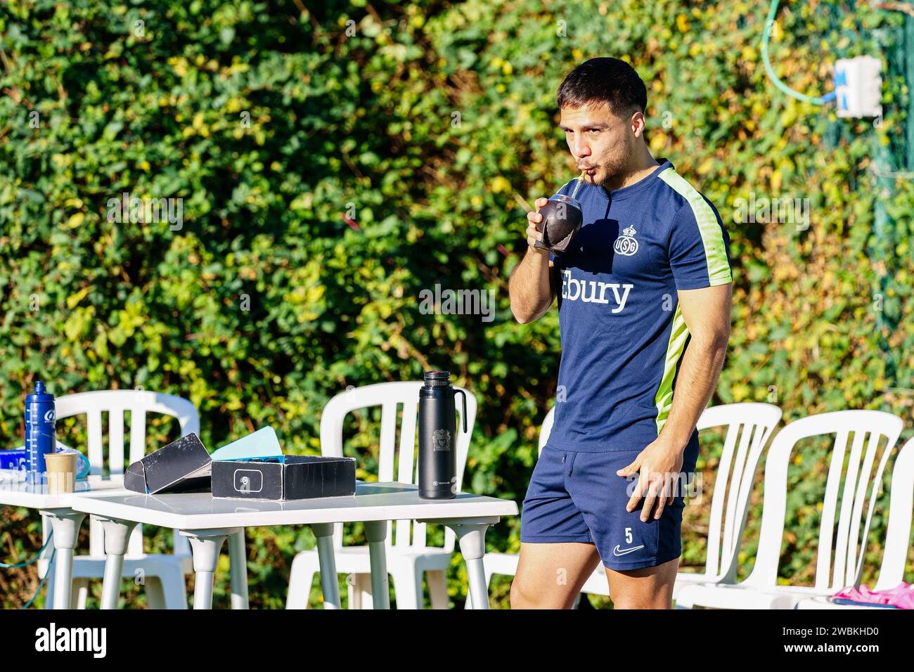 Algorfa, Spain. 11th Jan, 2024. Union's Kevin Mac Allister pictured during a training session at Algorfa, Spain. 11th Jan, 2024. Union's Kevin Mac Allister pictured during a training session at