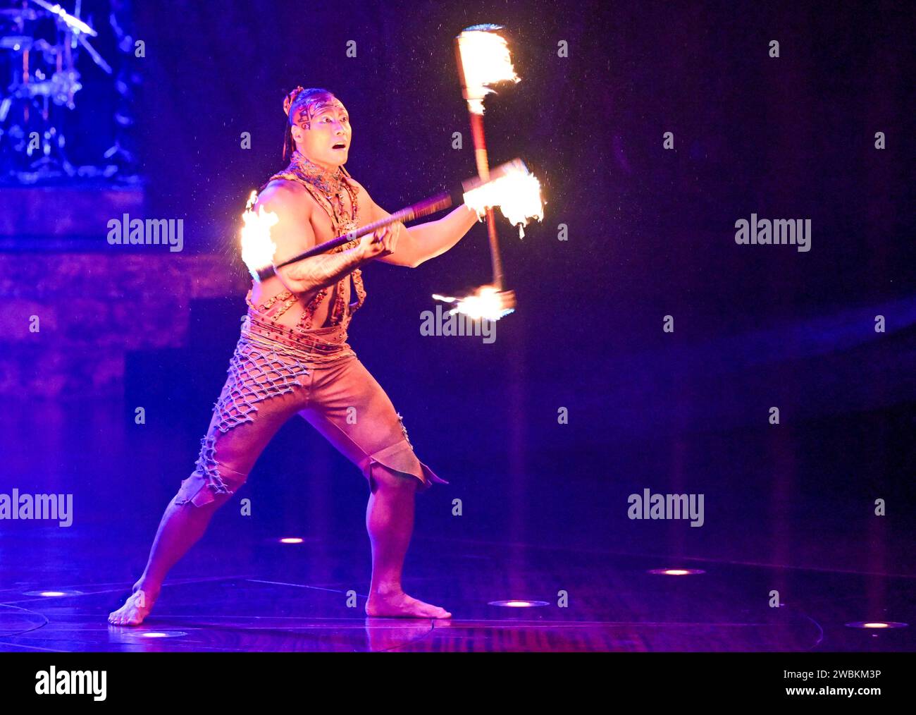 London, UK. 10th Jan, 2024. Cast member Falaniko Solomona Penesa (Somoa ...