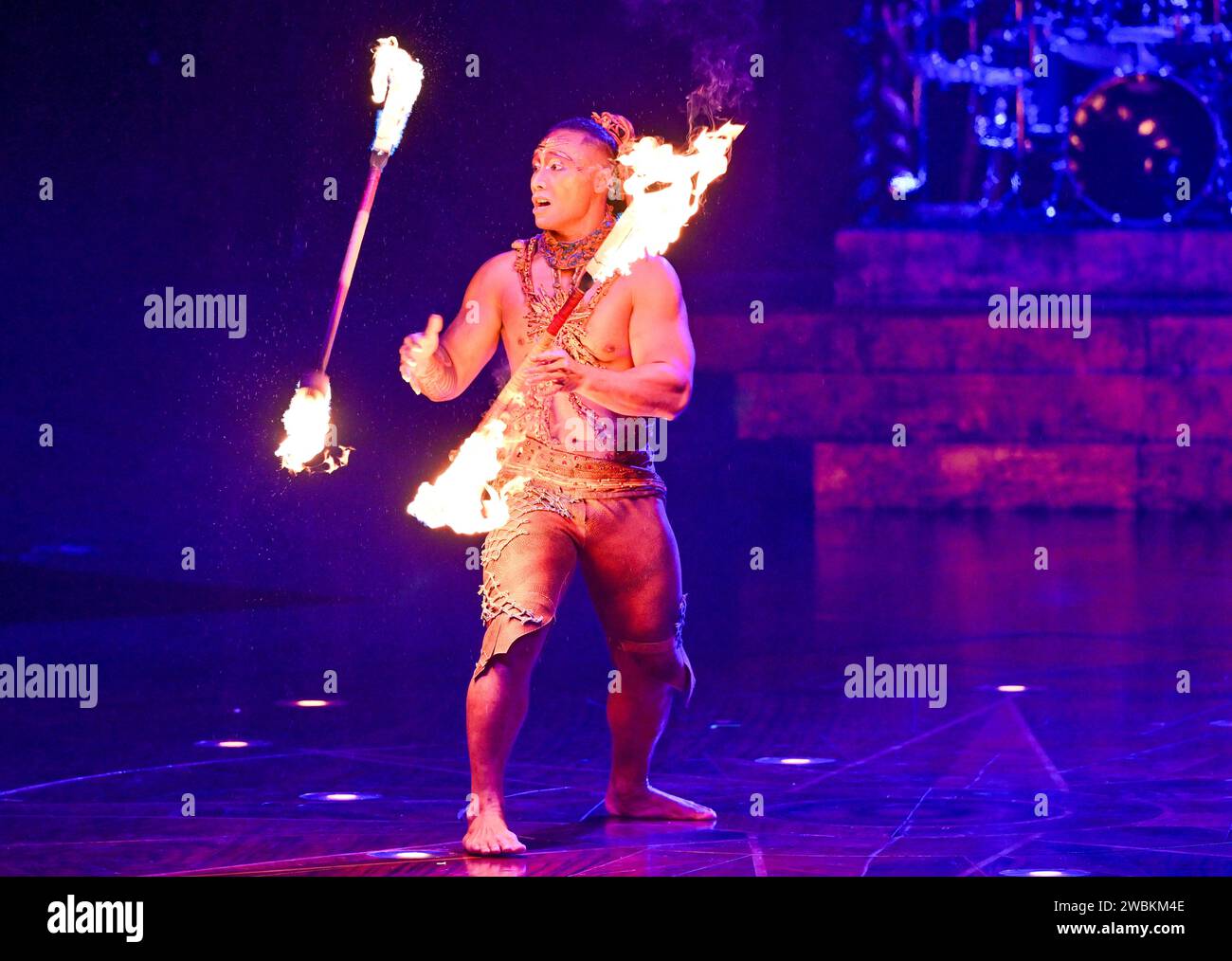London, UK. 10th Jan, 2024. Cast member Falaniko Solomona Penesa (Somoa ...