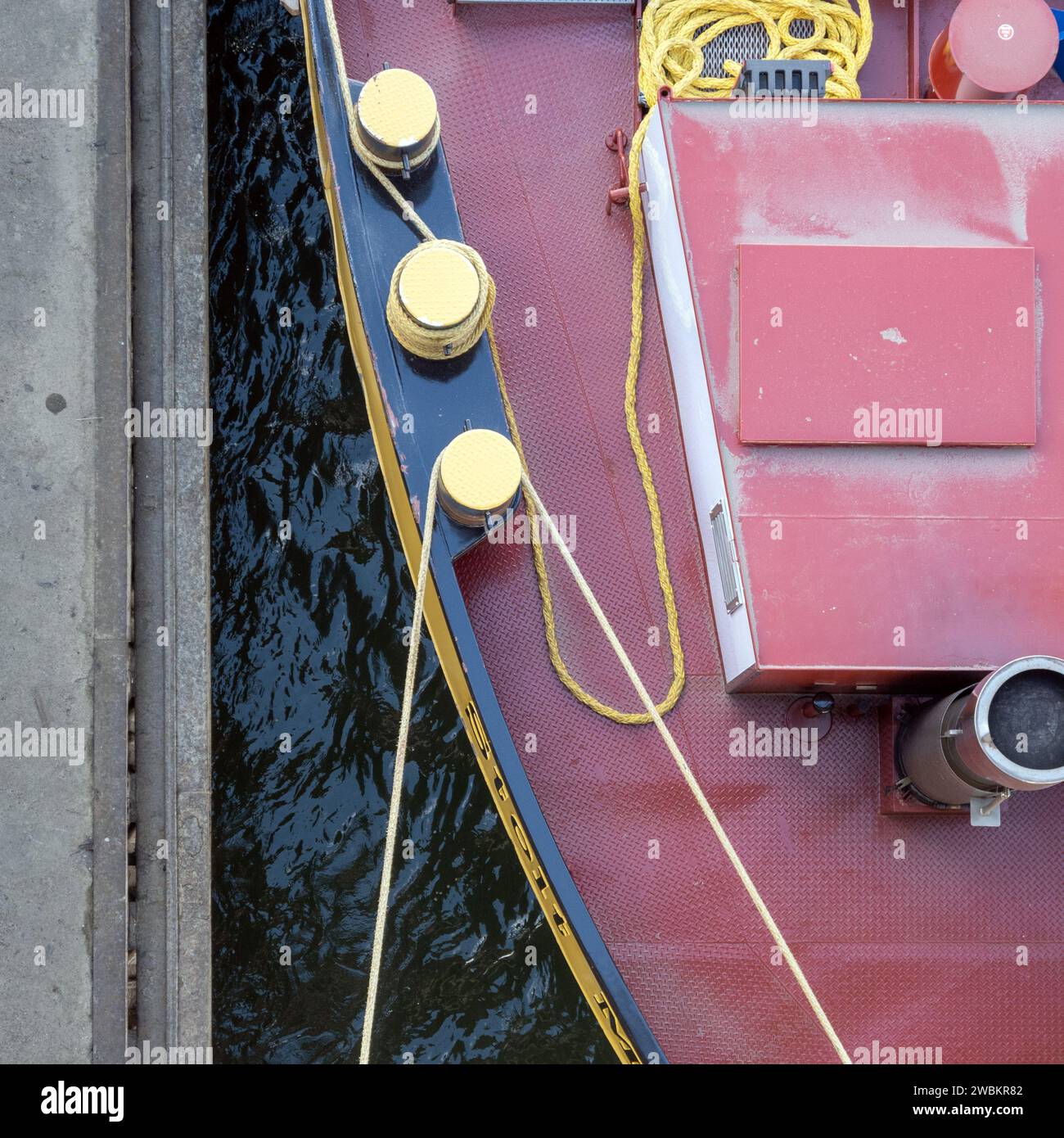 View Off Ship Ship photographed from above view, cutout Stock Photo - Alamy