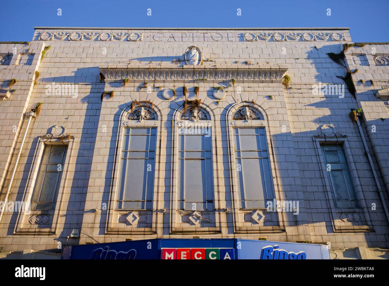 Old Capitol cinema frontage in Scarborough Stock Photo