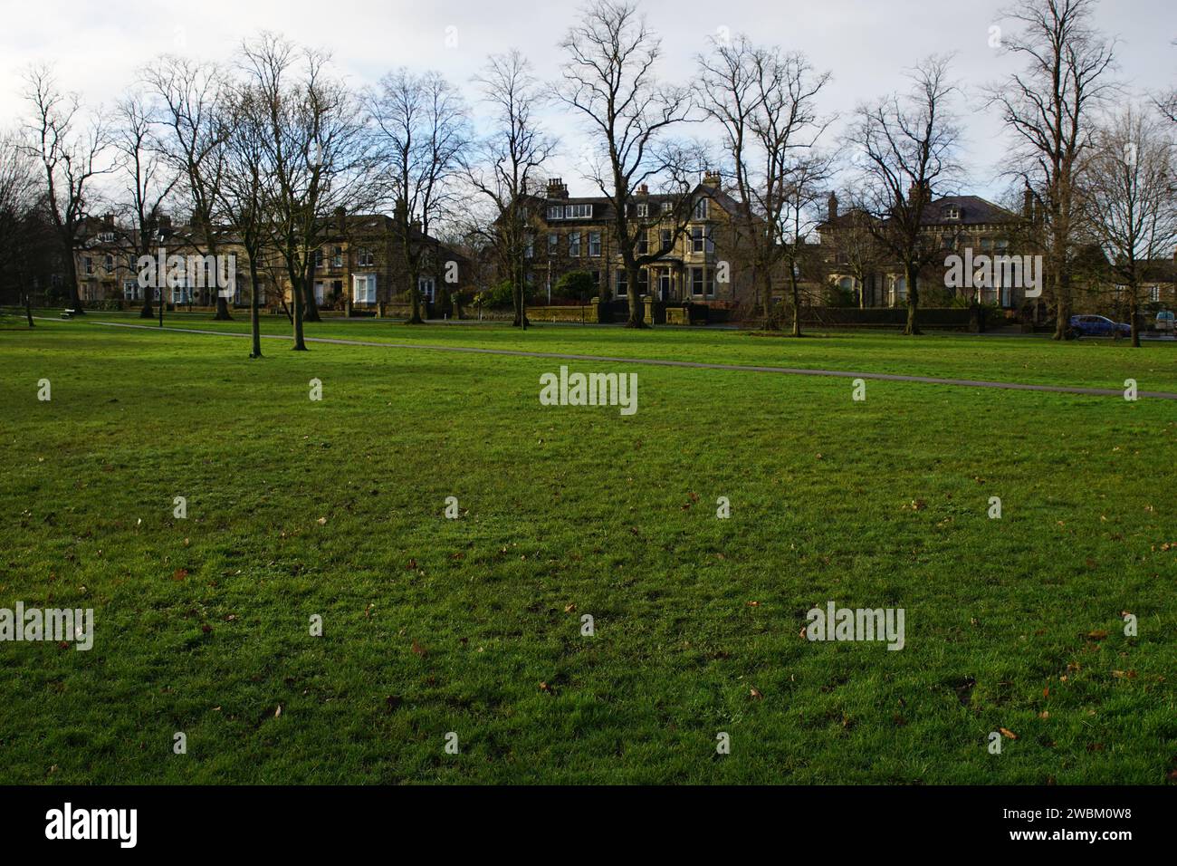Winter at 'The Stray' and Beech Grove (Two Hundered Acre Park), Harrogate, North Yorkshire