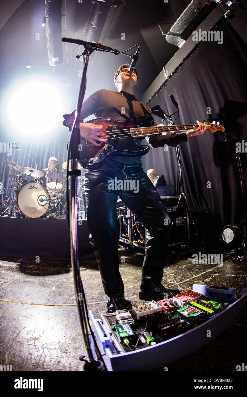 Milan Italy. 10th Jan 2024. The German band GIANT ROOKS performs live ...