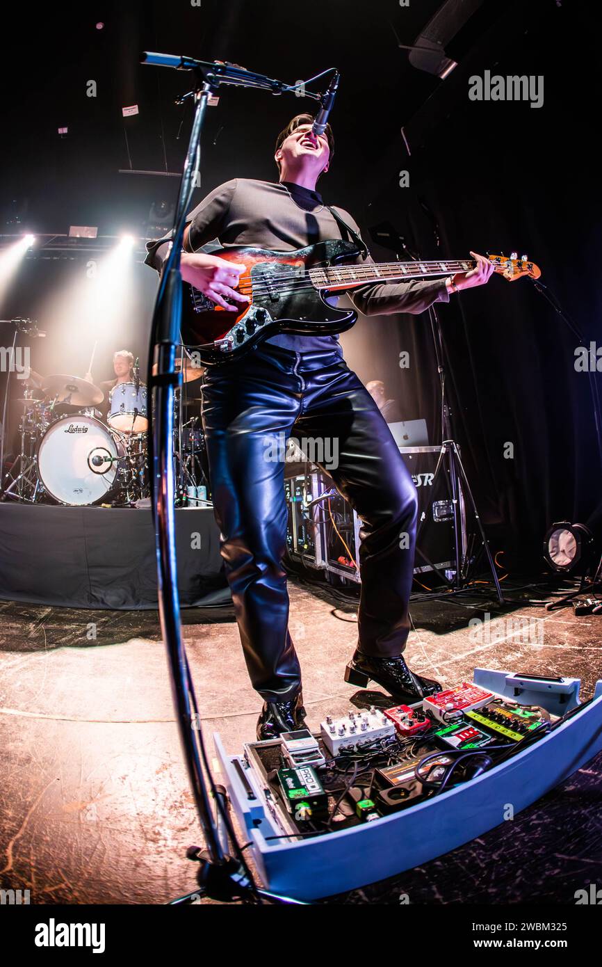 Milan Italy. 10th Jan 2024. The German band GIANT ROOKS performs live ...