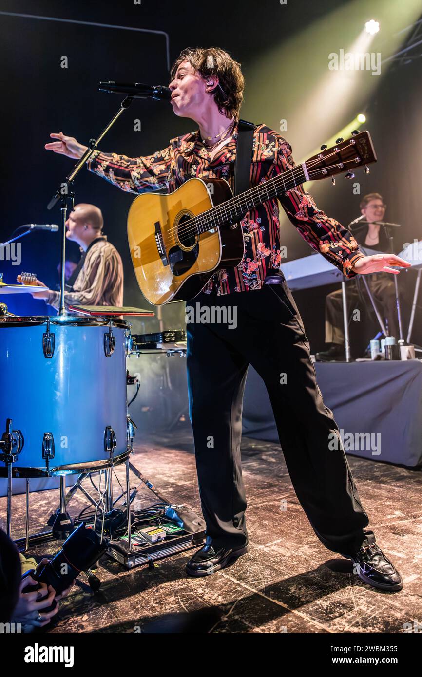 Milan Italy. 10th Jan 2024. The German band GIANT ROOKS performs live ...