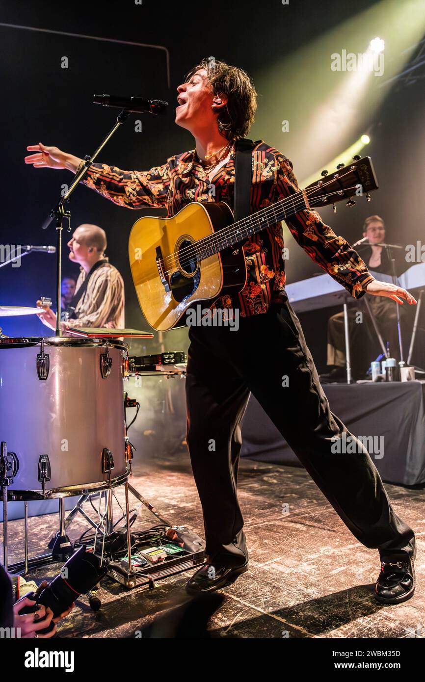 Milan Italy. 10th Jan 2024. The German band GIANT ROOKS performs live ...