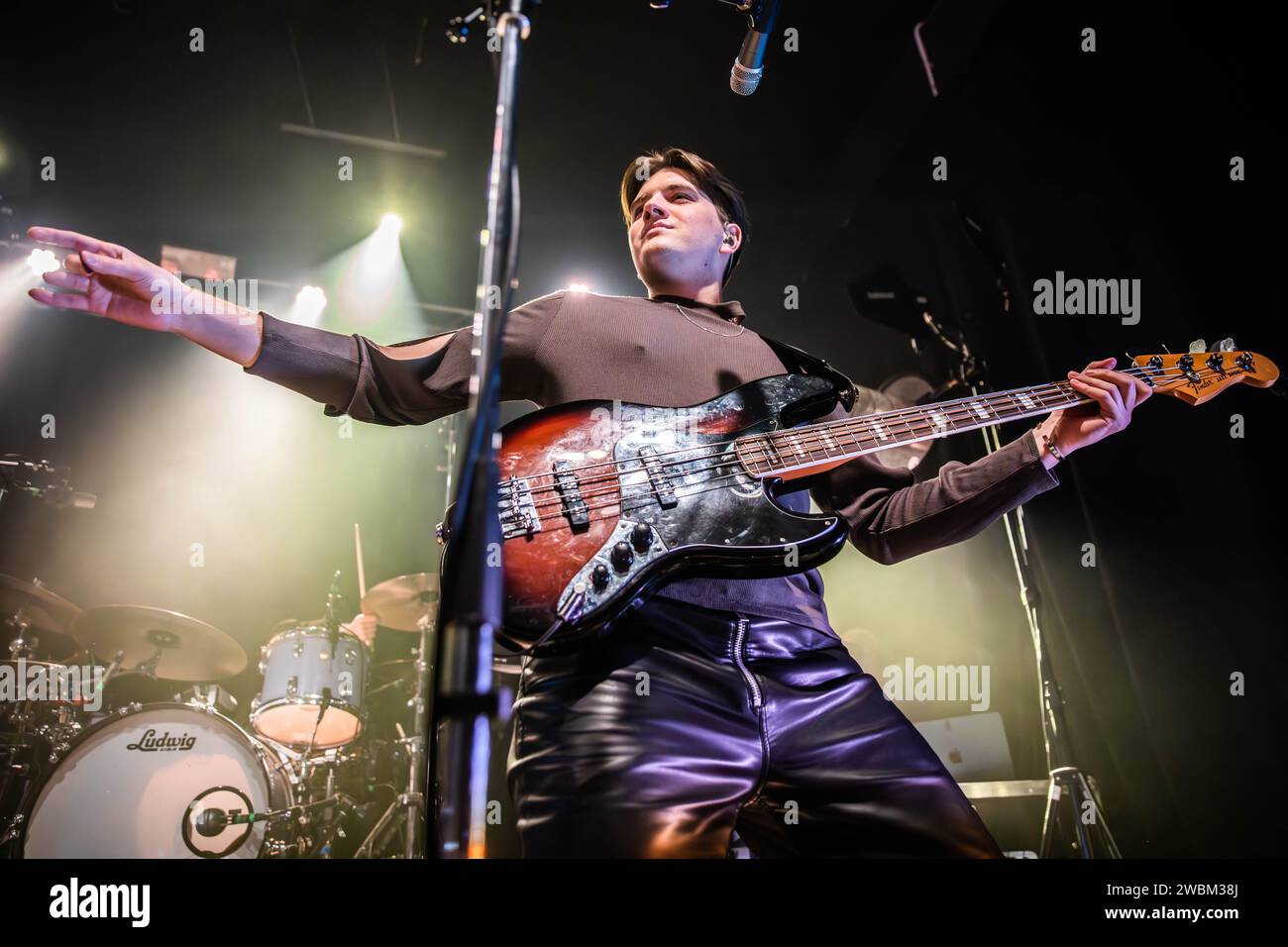 Milan Italy. 10th Jan 2024. The German band GIANT ROOKS performs live ...