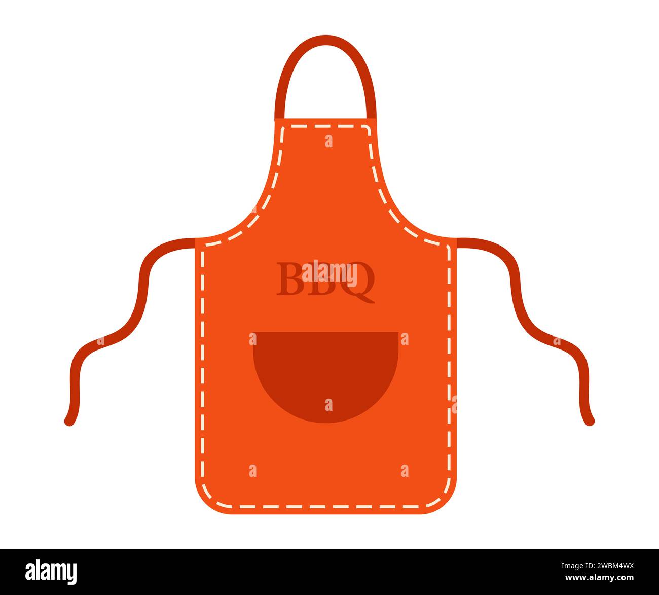 Barbeque cooking apron. Man apron, BBQ chef uniform, working clothing ...
