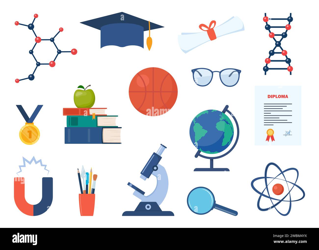 Magnet diploma graduation cap hi-res stock photography and images - Alamy