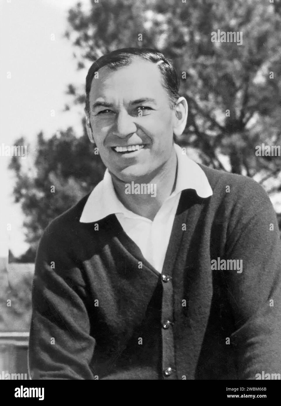 Ben Hogan. Portrait of the American professional golfer, William Ben Hogan (1912-1997) by Morgan Fitz, c. 1953 Stock Photo
